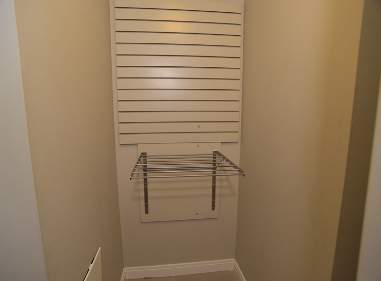 Centro Residential Rental apartments Convenient in-suite drying rack